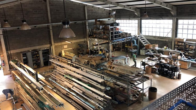 MoouDecor, área de produção